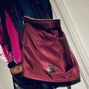 Dooney & Burke Nylon Plum 💜Crossbody Bag.